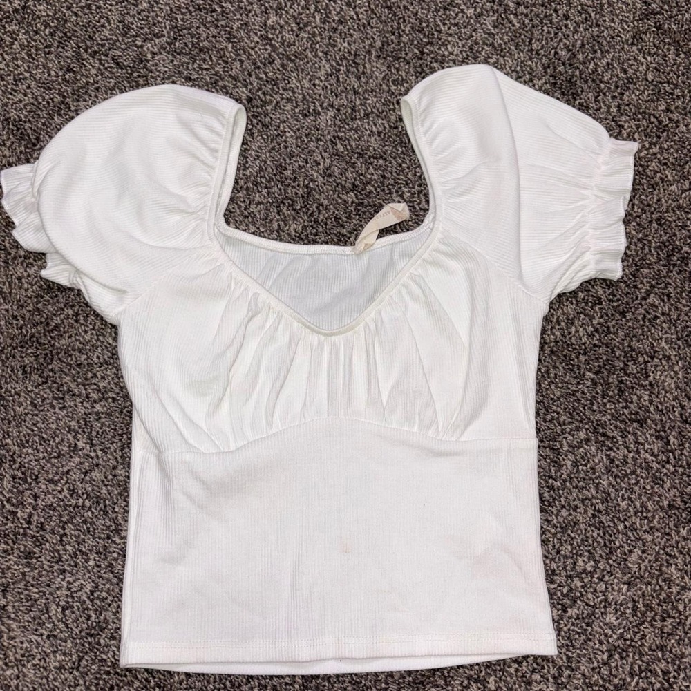 Altars State White Crop Top Size XS